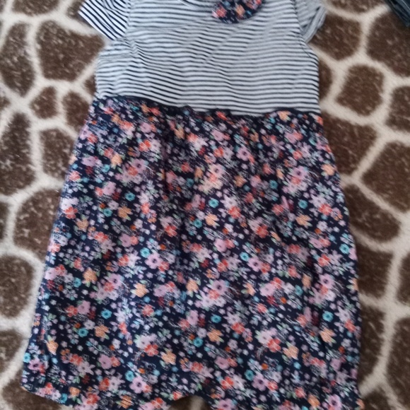 SOLD NWT denim jacket w/ NWOT Romper - Picture 4 of 5